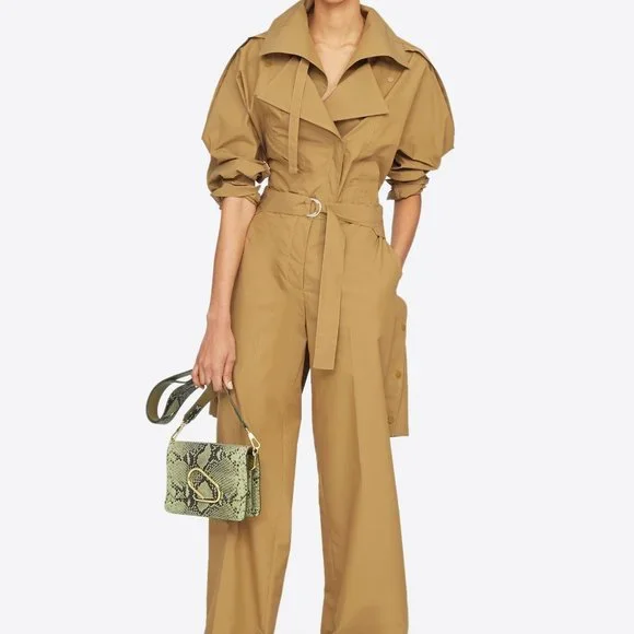 3.1 Phillip Lim Green Snakeskin Alix Mini Shoulder Bag NWT - Picture 3 of 12